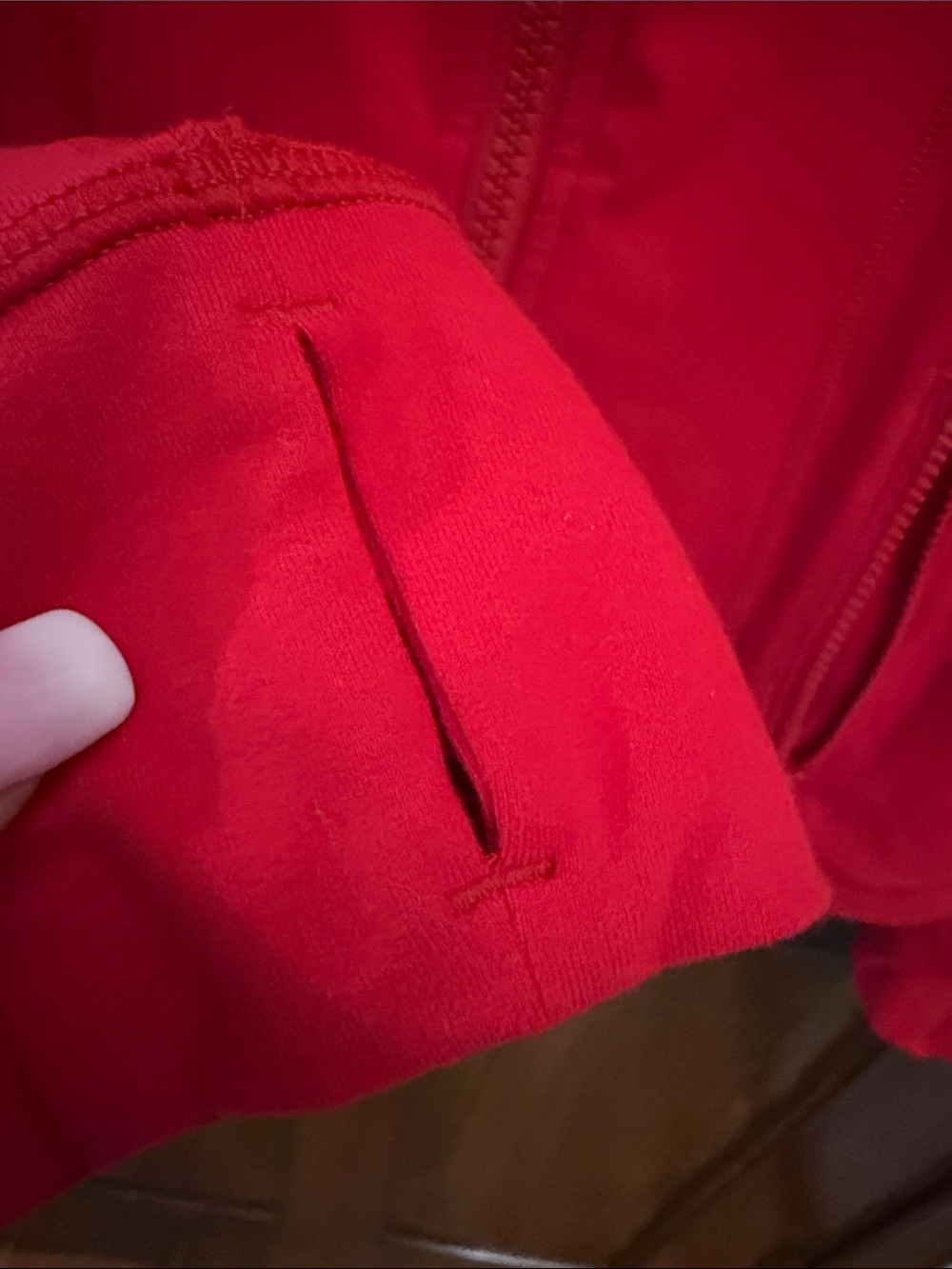 EUC Lululemon Women’s Red Define Jacket Sz 8 - Picture 7 of 9